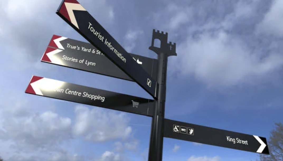 Heritage fingerpost system available from Signscape and Signconex ow.ly/cYYC50QVHsR #Wayfinding #DirectionalSigns #SignageSolutions #Fingerposts