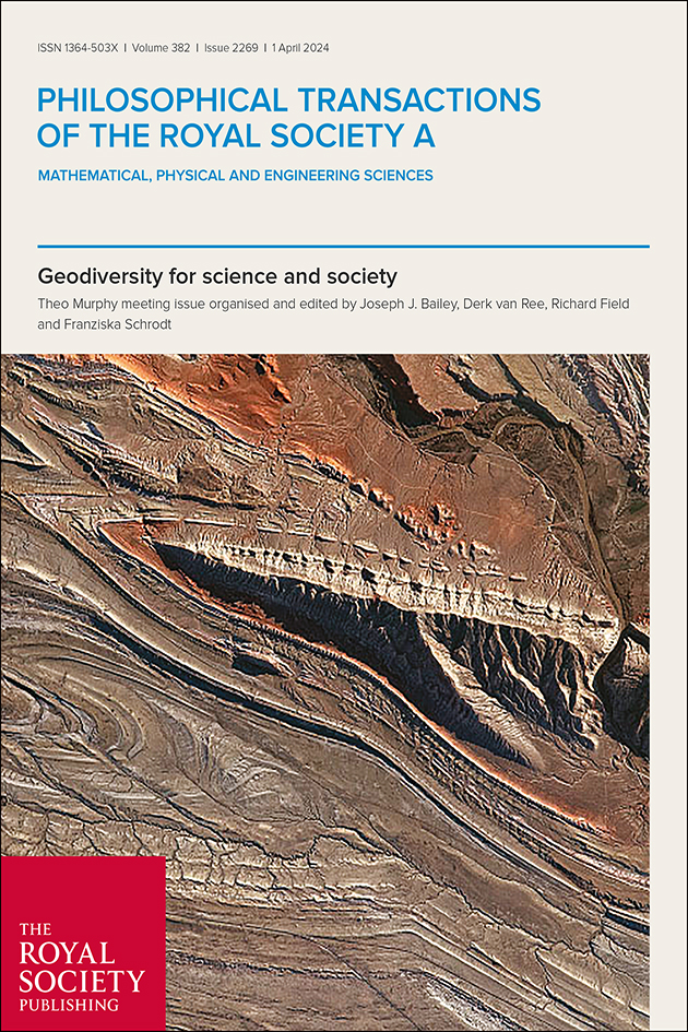 Hello #EGU24! 👋 You might be interested to read this recent #PhilTransA theme issue, 'Geodiversity for science and society’. ow.ly/u08350R3aqS Find out how you can guest edit your own theme issue here: ow.ly/Xo9W50R3atp @EuroGeosciences