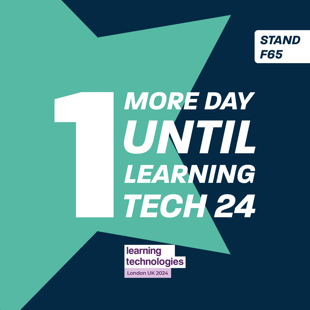 Only 1 more sleep to go until @LearnTechUK 2024! Visit us on stand F65 to chat to the team about all things eLearning 😁See you there! #LT24UK #elearning #design