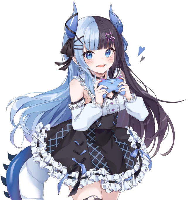 ご依頼で描かせていただいたVTuberの梓水るりちゃん #るりちゃあーと  #梓水るり 
