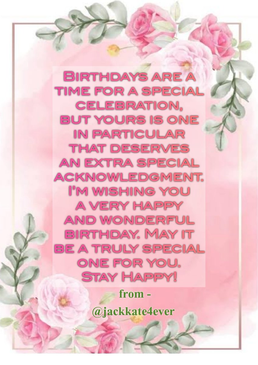Happy birthday once again dear 🎂🎂 🎁🎈🍰🥳🥳 stay safe and be happy in your life 😊 enjoy your spcl day.. @Manisha1672