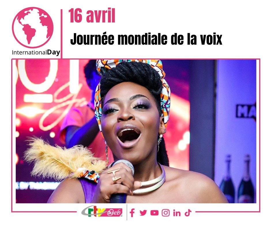 La journée mondiale de la voix se célèbre le 16 avril de chaque année. Elle vise à sensibiliser le public à l’importance de la voix au quotidien. Selon les Nations Unies, La voix est un outil essentiel dans le travail au quotidien pour environ 30 % de la population mondiale.