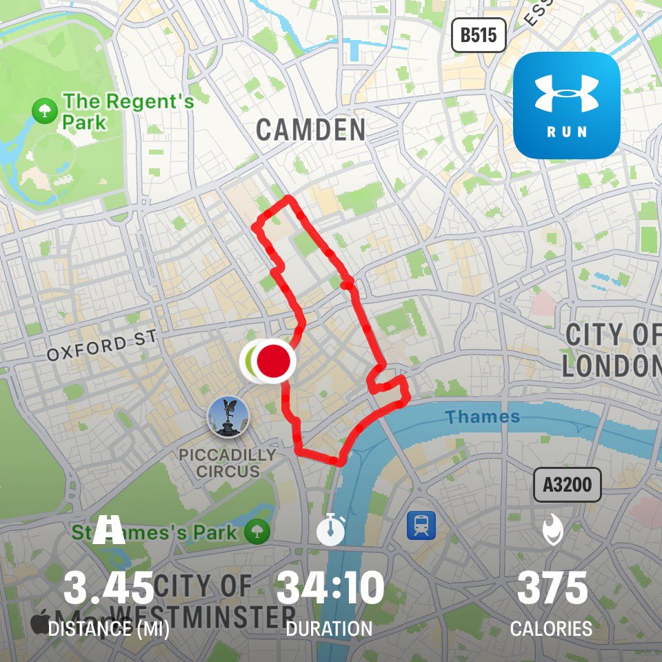 5 days to @londonmarathon 
Tapering down with 3 mile muscle warm up

Please Sponsor @JeremyJoseph at 2024tcslondonmarathon.enthuse.com/pf/jeremy-jose…  
Fundraising for 
@samaritans 
@switchboardLGBT 
@ukblackpride 
@Parapride 
@MindOutLGBTQ  
#LondonMarathon #RainbowRow #WeRunTogether #LondonMarathon2024