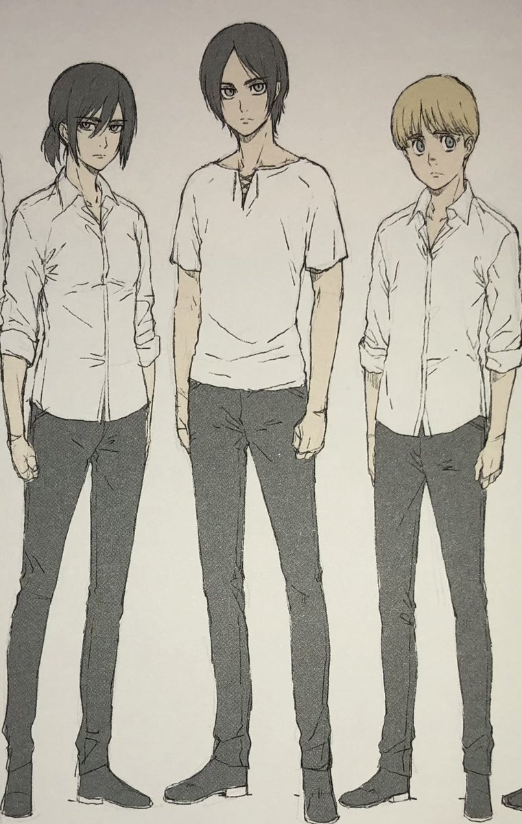 ただ立ってるだけこ設定画なのにエレミカちゃんの圧強っ🤣
おいそれと話しかけられない雰囲気あるわ😇
普通の日常生活中でもアルミンがいて助かったこと沢山あるんだろうなー