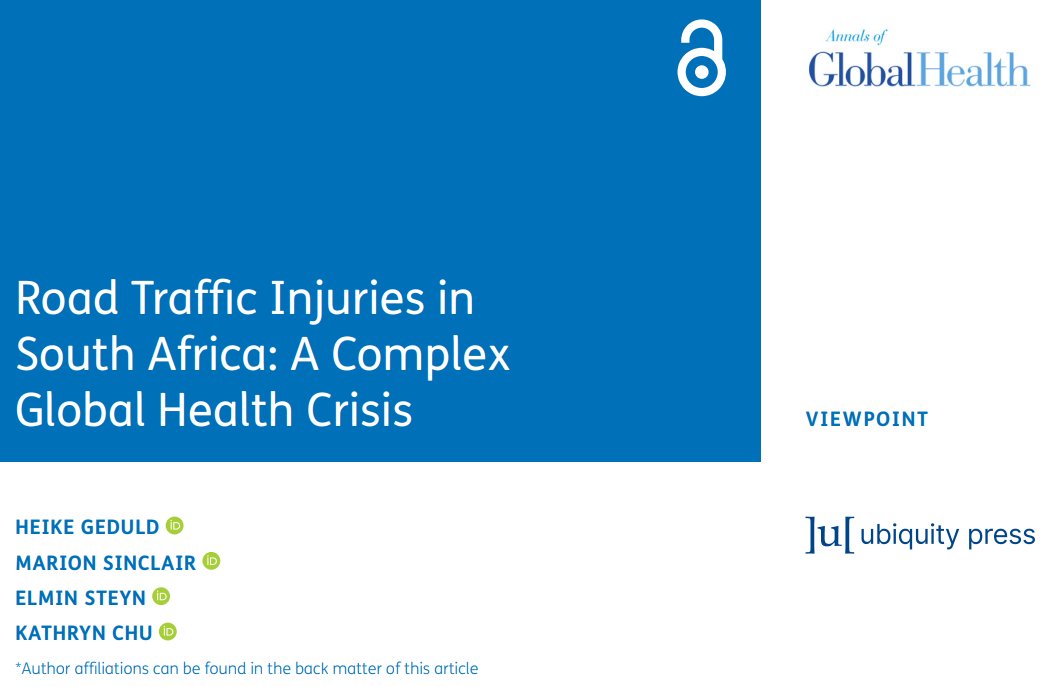 Our recently published article highlights the global health crisis of road traffic crashes, urging action to save lives by 2030. #RoadSafety2030 tinyurl.com/y5bbc6wj