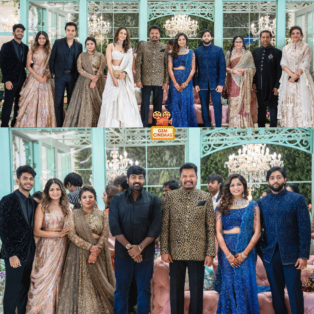 Vijaysethupathy, Rakulpreetsingh, Kajalaggarwal at Shankar's Daughter AishwaryaShankar Wedding

#vijaysethupathy #RakulPreetSingh #KajalAggarwal #Shankar #AishwaryaShankar #AditiShankar #TarunKarthikeyan #Chiyaan62 #ChiyaanVikram #KeerthySuresh #Sivakarthikeyan #ThugLife #Ghilli