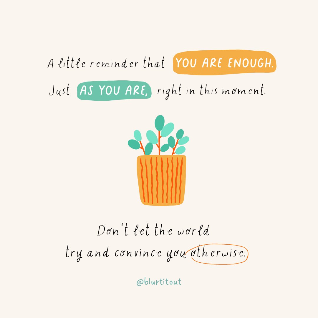 In a world full of pressures and expectations, it can be easy to doubt our worth. Sometimes we may need a gentle reminder: that we are enough, just as we are. We are worthy of love, respect, and kindness, simply for being who we are. Let's cultivate a sense of empowerment and c