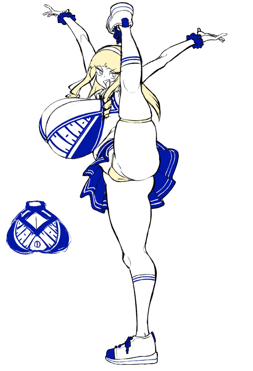 チアオホナちゃんラフ 