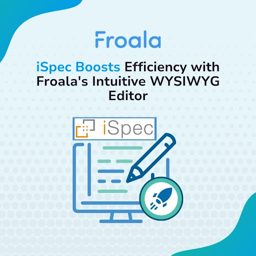 💡Discover the power of iSpec! Revolutionize your workflow with cutting-edge solutions that streamline your processes and boost productivity. Learn more today! bit.ly/4aAgpDv #froala #BusinessTransformation #iSpec #WebDevelopment