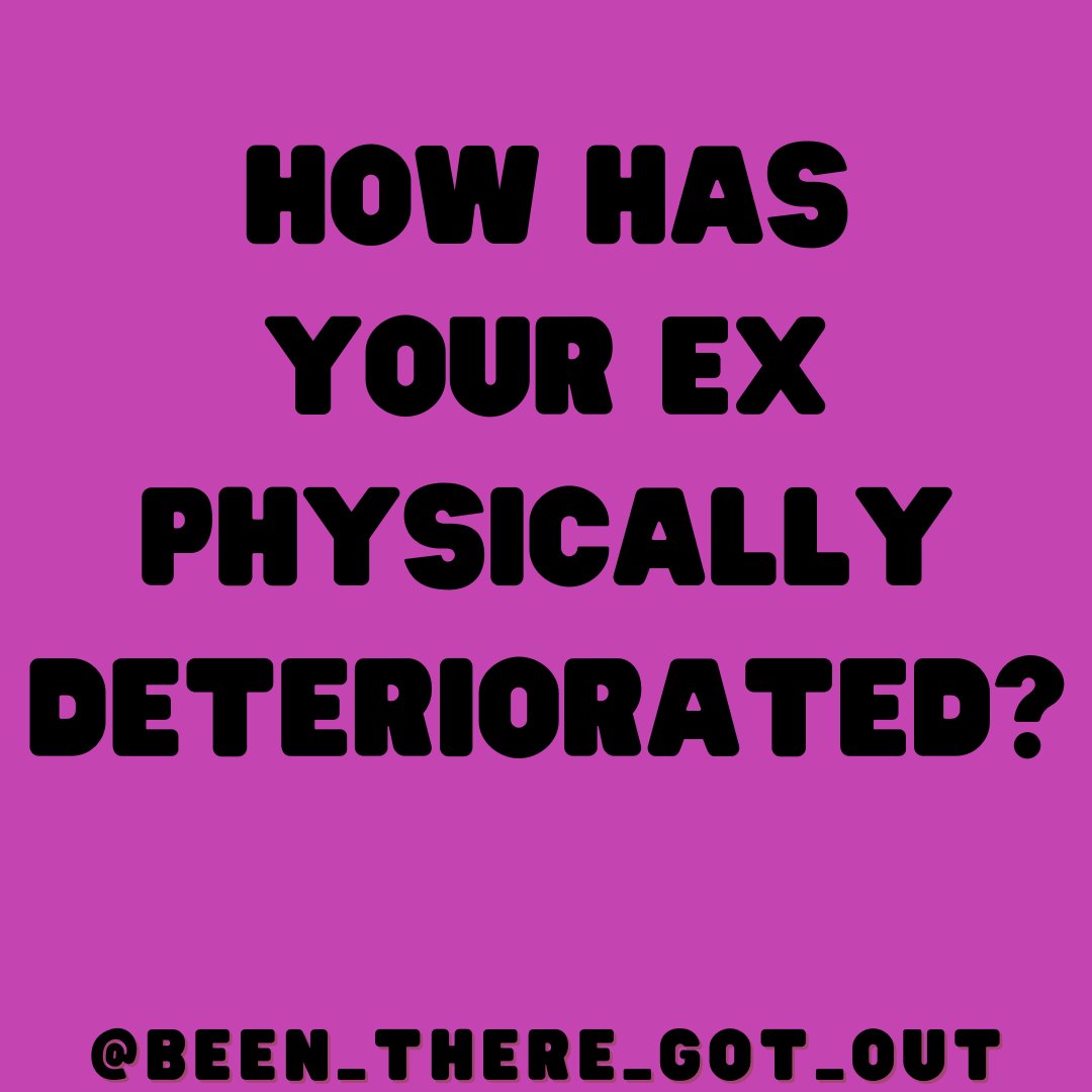 Anyone else notice how bad their ex looks - seriously?

#coercivecontrol #parentalalienation #abusebyproxy
#domesticviolenceawareness #empowermentthrougheducation #legalabuse
#divorcecoach #divorcestrategist