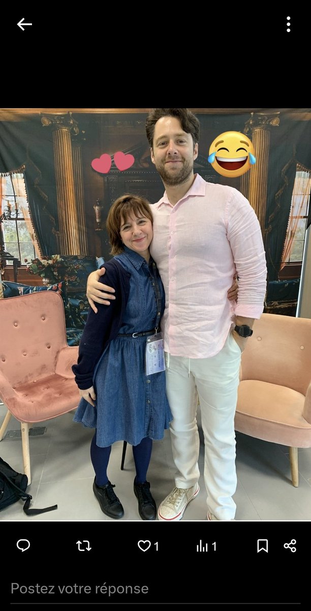 I love how he can pull me towards him with just one arm.  I'm so tiny and light that he must be afraid that I'll fly away.😄🦋🦋🦋🦋🦋
#RikRankin #RichardRankin #theLandcon #Outlander #RogerMac @viky_corkins 😘🥰