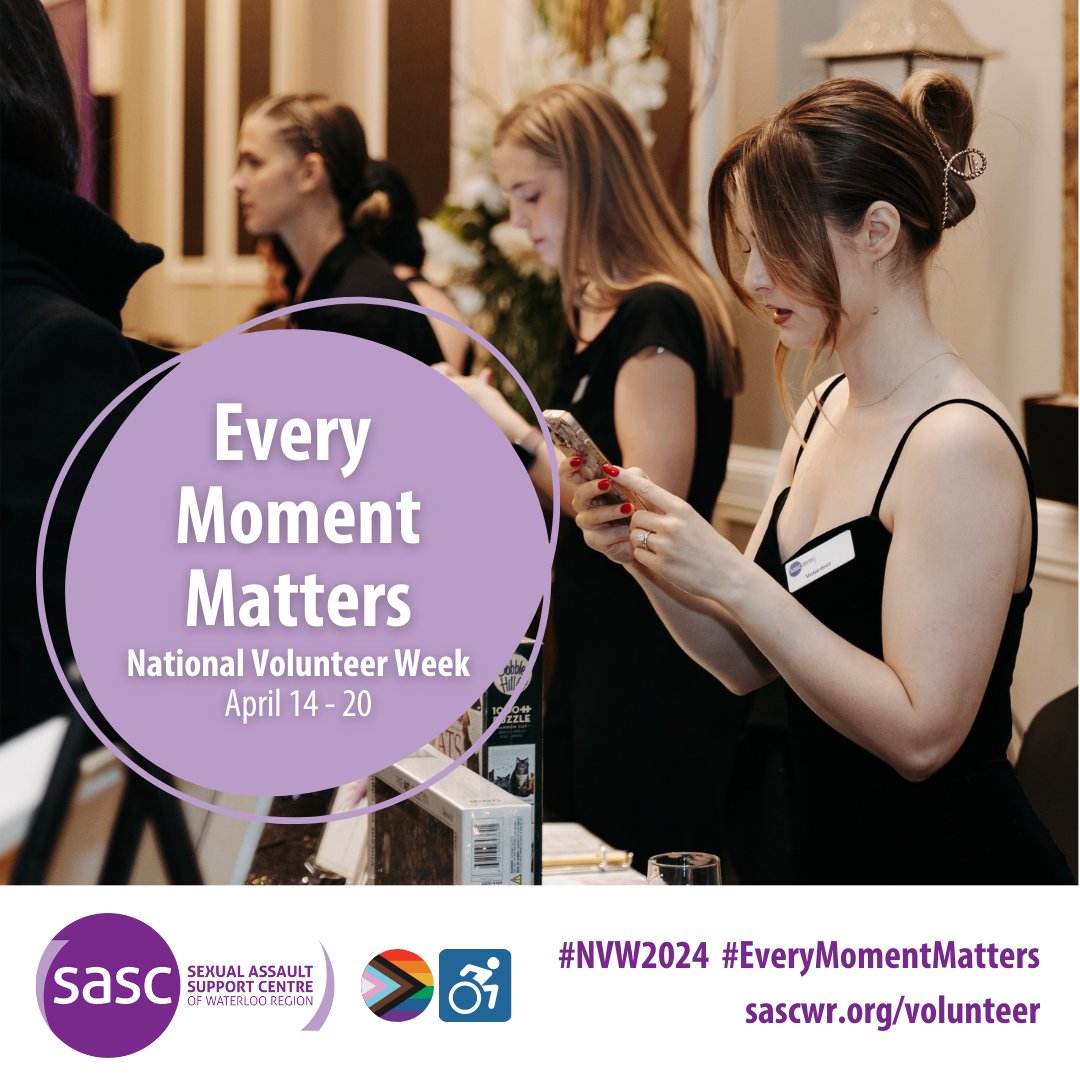 Our volunteers are at the heart of our fundraising efforts at SASC! 🌟 They play a key role in major fundraising events, such as our gala! Interested in joining us? Visit sascwr.org/volunteer for info 💙 #NVW2024 #EveryMomentMatters