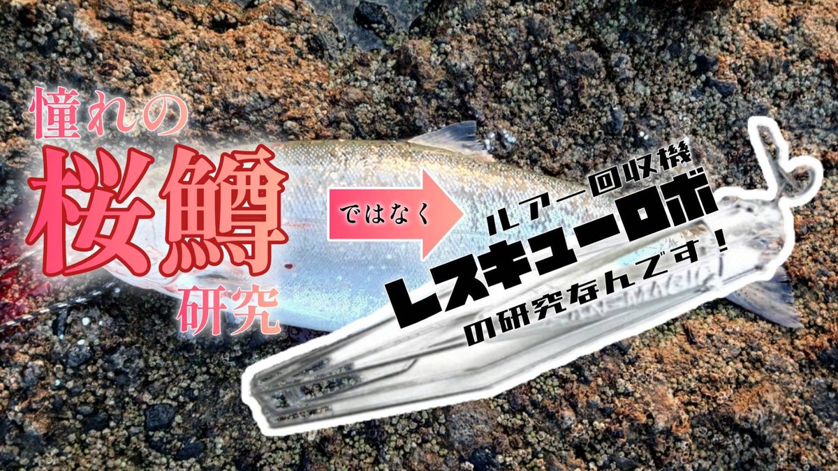 kamiki_ks's tweet photo. 北海道アングラー憧れの桜鱒！

…ではなく

今回の主役はルアー回収機
「レスキューロボ」笑

アングラーには是非持っておいて欲しい一品です！

釣行の様子はこちら💁‍♂️
https://t.co/FtauZ1Rbu5

#釣り #北海道 #サクラマス #レスキューロボ #アオリネット #ホッケ #ジャクソン #アスリート #12ss https://t.co/nW0PqAWiyy