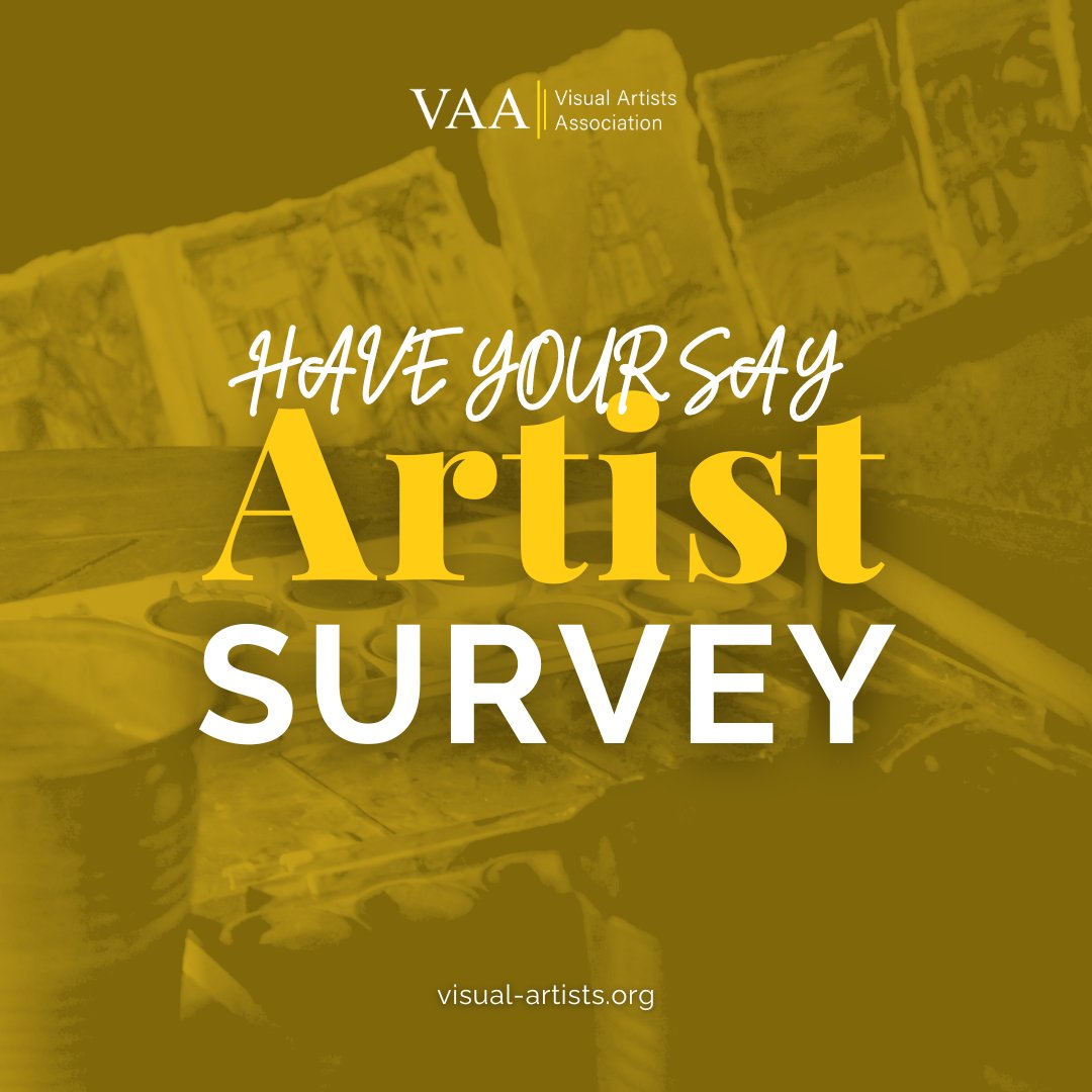 The VAA Membership provides artists with a range of benefits, and we are constantly looking for ways in which we can improve Have your say- tell us what you want to see from your membership today. Respond here: surveymonkey.com/r/HTYJVM6 #VisualArtistsAssociation