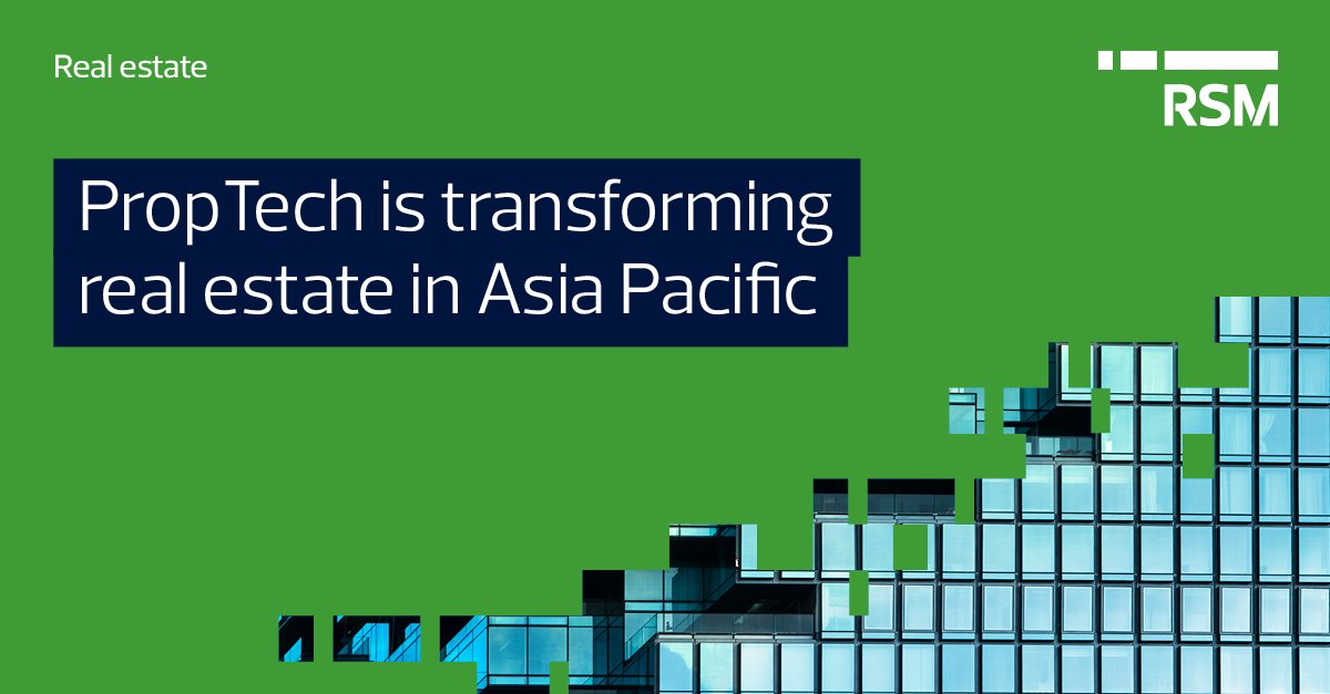 The real estate sector in Asia Pacific is seeing a tech revolution. In this insightful article, RSM's experts in the region discuss how PropTech is driving efficiency, sustainability, and accessibility in real estate.  🏘️

bit.ly/3Q2aEGz