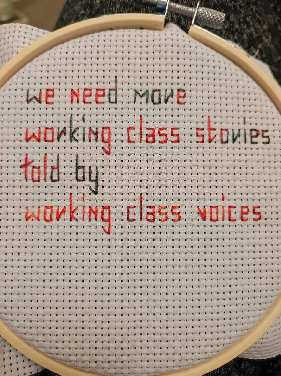 I'm not saying that watching Tish last night made me dig out this stitch again but I'm not not saying that...