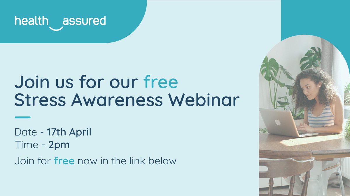 1 in 14 UK adults feel stressed every day. #stressawarenessmonth Join our FREE Stress Awareness Webinar presented by clinical expert to ensure you’re taking the right steps to support your team’s mental health. IT IS TOMORROW SIGN UP NOW, ITS FREE👇 register.gotowebinar.com/register/41961…