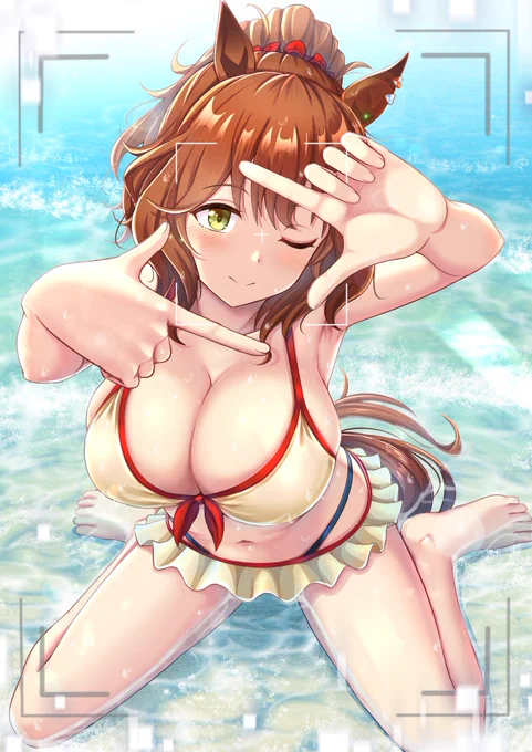 #気温が高いので気が早いが水着絵が見たい #ウマ娘 わりと色々描いてた 