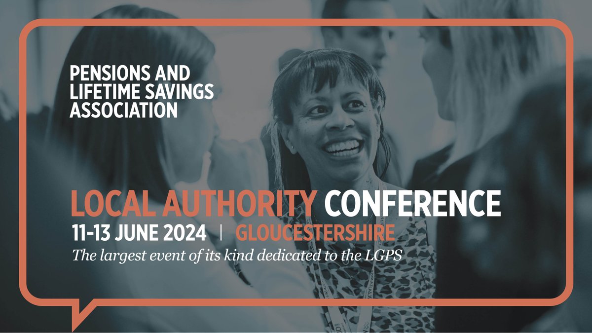Join us 11-13 June in Gloucestershire at this year's Local Authority Conference, the largest event of it's kind dedicated to the LGPS. Discuss and learn as we tackle the unique challenges and opportunities for a scheme like no other. ow.ly/6OA350RgXqH #PLSA #LAconf24