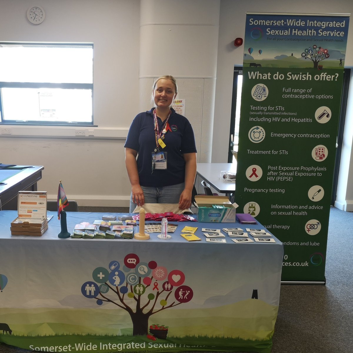 @BTC_Coll Health fair today!! Having lots of fun with @ccardsomerset and @2BUSomerset ! Come and say hi for some freebies 💖