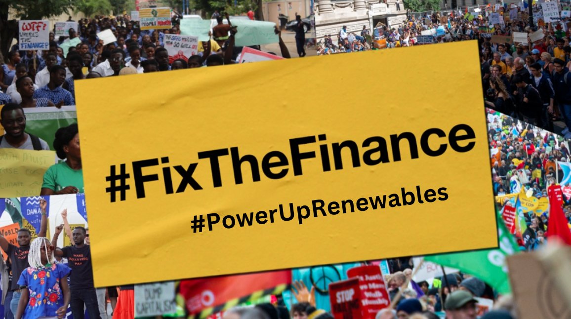 🔥Banks still funding #fossilfuels? Not on our watch!
Join the Climate Justice Finance Mobilisations this week to demand governments and banks to divest from harmful fossil fuels and invest in real climate solutions that benefit everyone.
#PowerUpRenewables #FixTheFinance