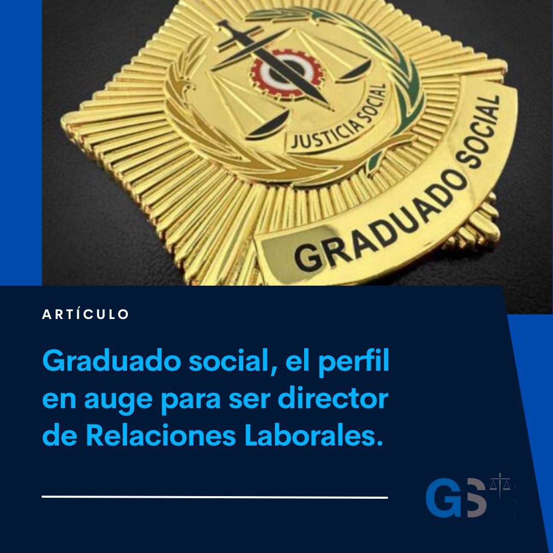 ✍️Interesante artículo sobre la figura profesional de Graduado Social 🎓de recomendable lectura:

👉sge.st/45OHde0

#Grasolpa #GraduadoSocial #GraduadosSociales #Laboralista #Laboralistas #graduadosociallaspalmas