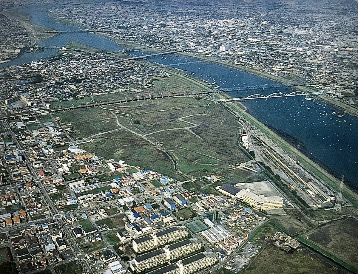 1991年のまだ駅が出来ておらず開発される前の地下鉄東西線妙典駅付近
