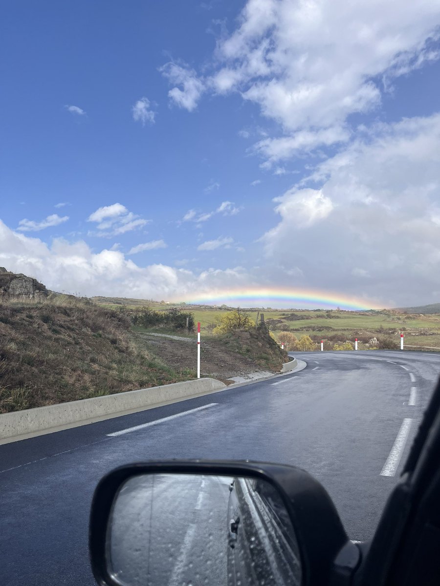 Nunca había visto un arcoíris con tanta claridad 🌈🌸💖