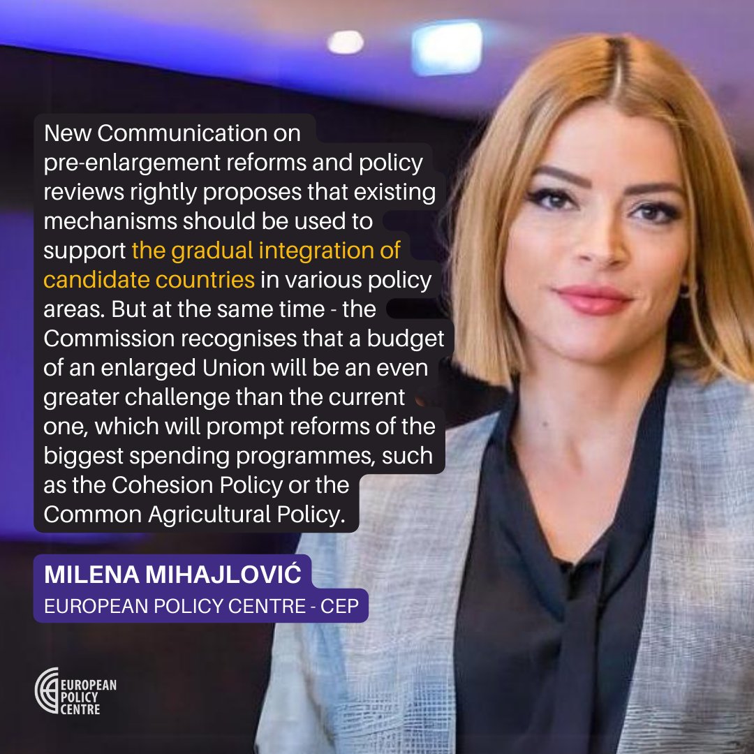 Our @mihajl_milena & @StevenBlockmans in 🆕 analysis published by @EWB_eu answer very important question: What should EU candidates take away from Commission’s new document on pre-enlargement reforms? 📢 Quick click on the link for more info! 👇👇👇 shorturl.at/loL37