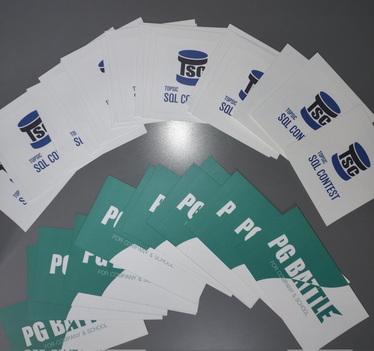 __hiraku__'s tweet photo. #TOPSIC #SQLコンテスト #PGBATTLE
うおー!
ステッカーたくさんゲットー!!✌️ https://t.co/DuJRhc3lKM