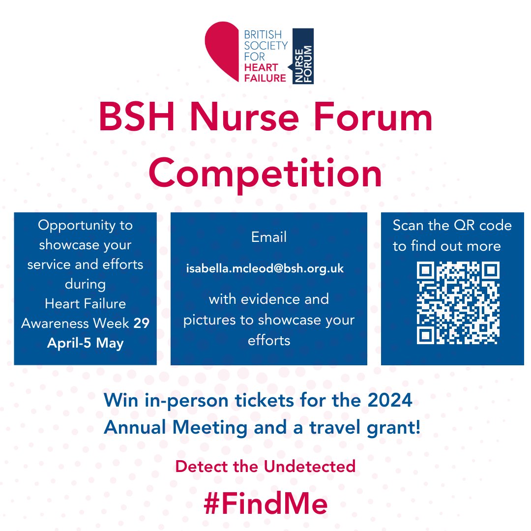 Join in with #HFAW and enter the BSH Nurse Forum competition! Opportunity to showcase your service and efforts. Find out how you and your team can get involved here: bsh.org.uk/nurse-forum-co… #25in25 #FreedomFromFailure #FindMe