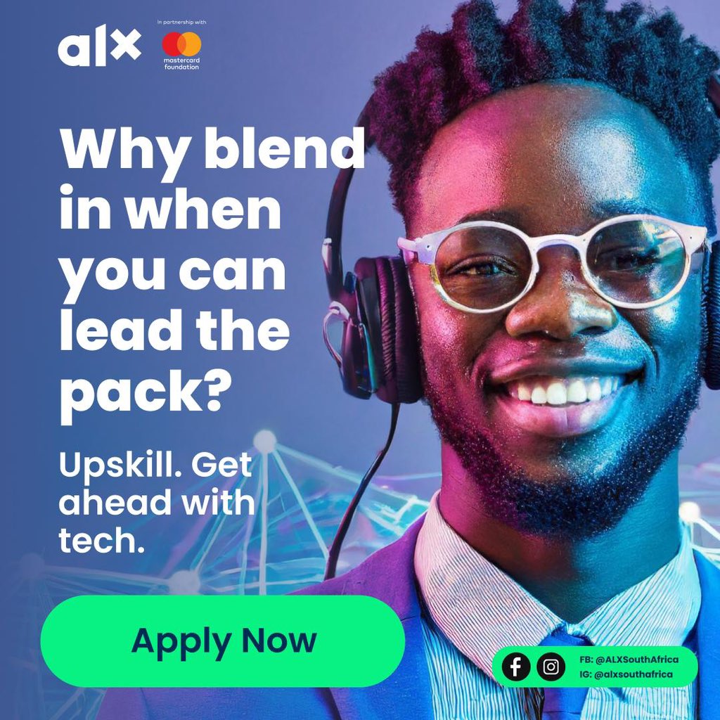 Don’t get lost in a sea of graduates. With the ALX FREE 6-week Career Essentials program, you’ll master AI-assisted programs, supercharge your CV & ace interviews. Stand out & get hired – apply now bit.ly/3Tts2Vt #ALXAfrica #AiCE #DoHardThings