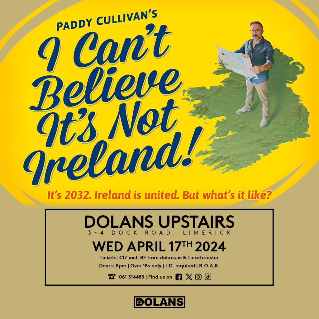 ***TOMORROW NIGHT IN DOLANS*** Paddy Cullivan's I Can't Believe It's Not Ireland! Dolans Upstairs Wed April 17th Doors 8pm Tickets here: dolans.yapsody.com/event/index/80…