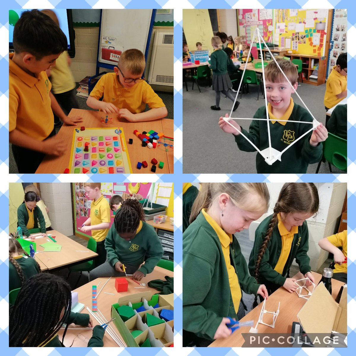 P3 have been exploring 3D shape! #numeracystnics