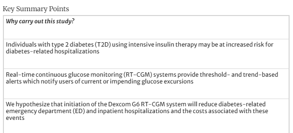 Does real-time continuous glucose monitoring (RT-#CGM) reduce #diabetes-related emergency department and inpatient hospitalizations and concomitant #costs for #type2diabetes? Read the findings here: link.springer.com/article/10.100… #t2d #insulin