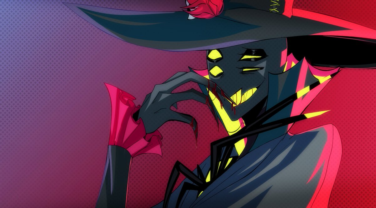 Void_Squid's tweet image. doodle of the bitch
rip initial idea to make it all blue
#hazbinhotel #hazbinhotelzestial #zestial