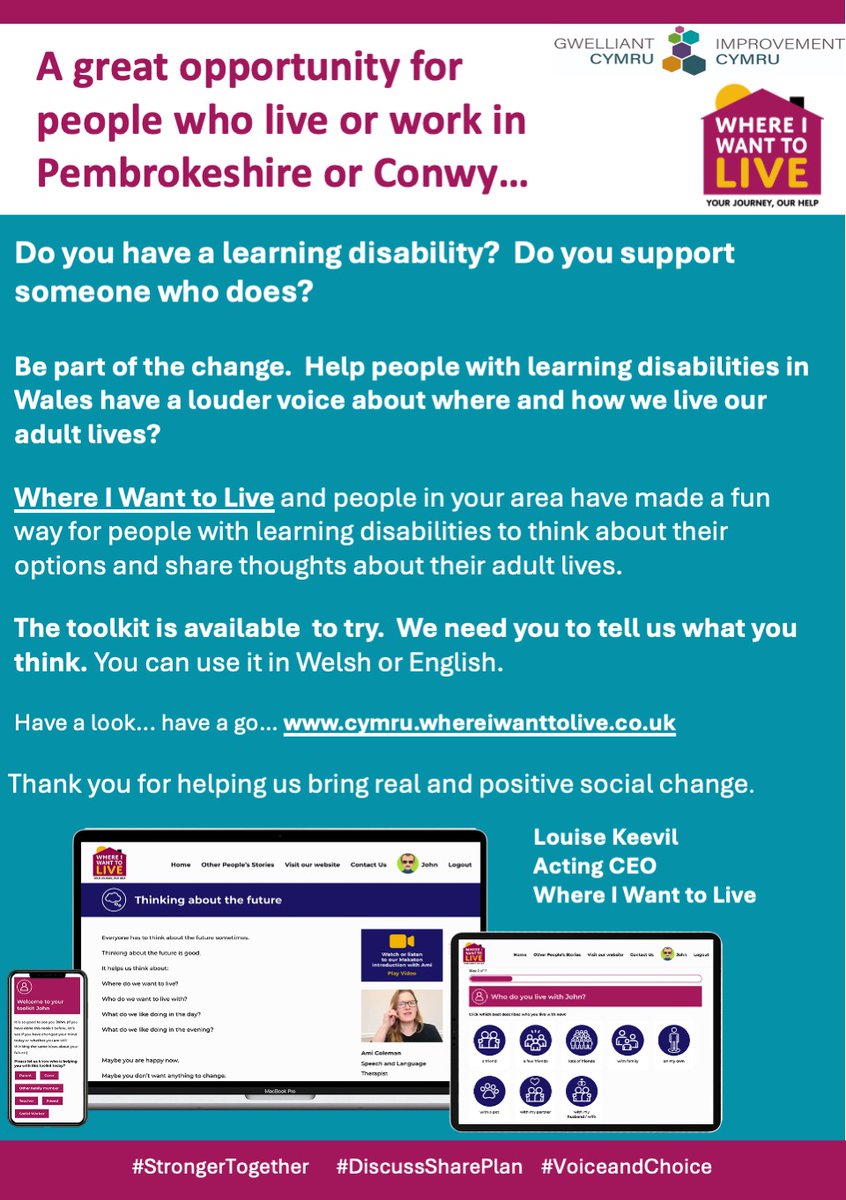 WhereIWant2live's tweet photo. A great opportunity @WhereIWant2live @Pembrokeshire @colegllandrillo @ConwyCBC @ImprovementCym @ConwyCBC @ysgolygogarth 
#StrongerTogether #LearningDisability #Discussing #Planning #Sharing https://t.co/wegpZScIGa