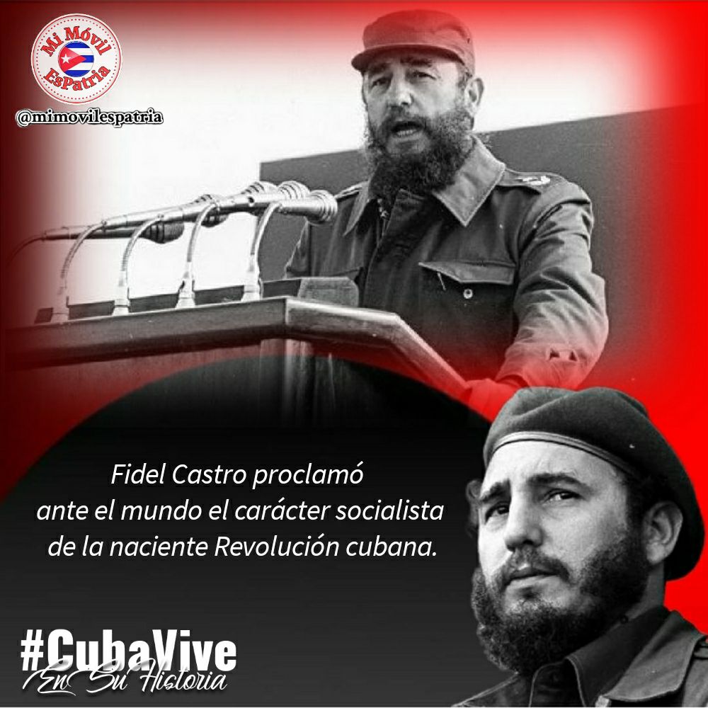 #FidelPorSiempre: 'Después de las definiciones del 16 de abril y de la gloriosa victoria de Girón, nació de hecho nuestro @PartidoPCC en la unidad estrecha de todos los revolucionarios y del pueblo trabajador'. #UnidosXCuba