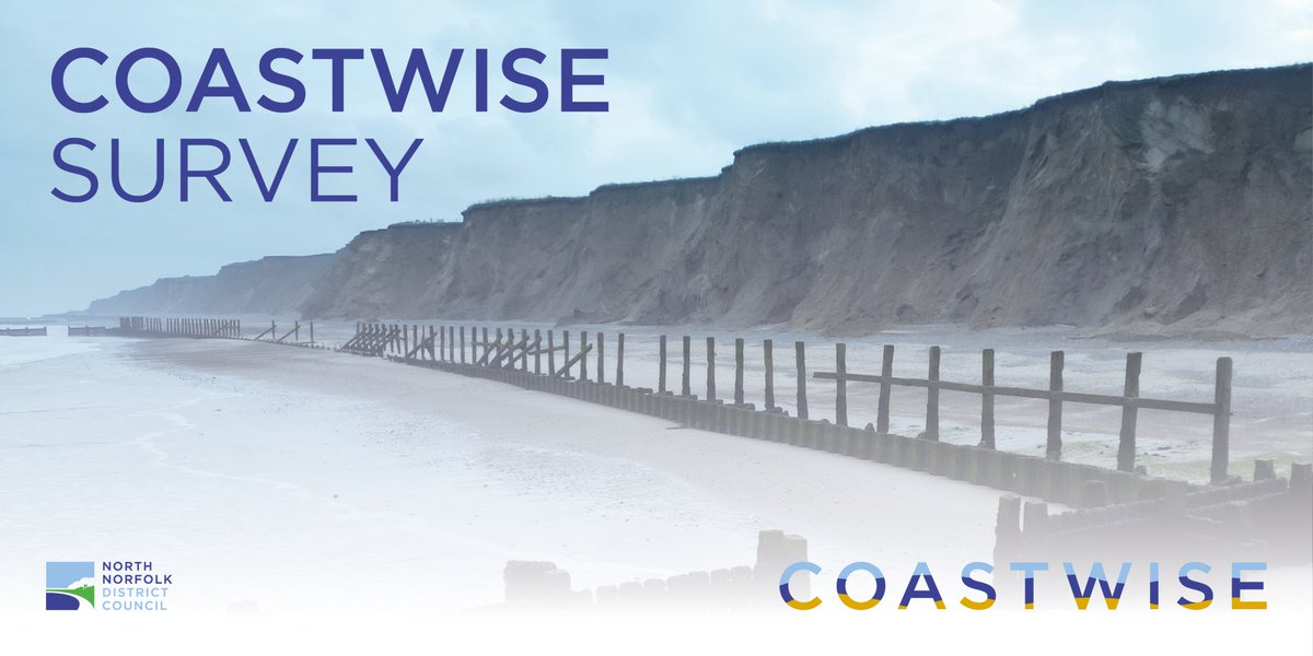 COASTAL: Coastwise is conducting a survey about the eroding coast line between Weybourne and Happisburgh. Your views are important and help shape the project. Take our survey at: north-norfolk.gov.uk/coastwisesurvey