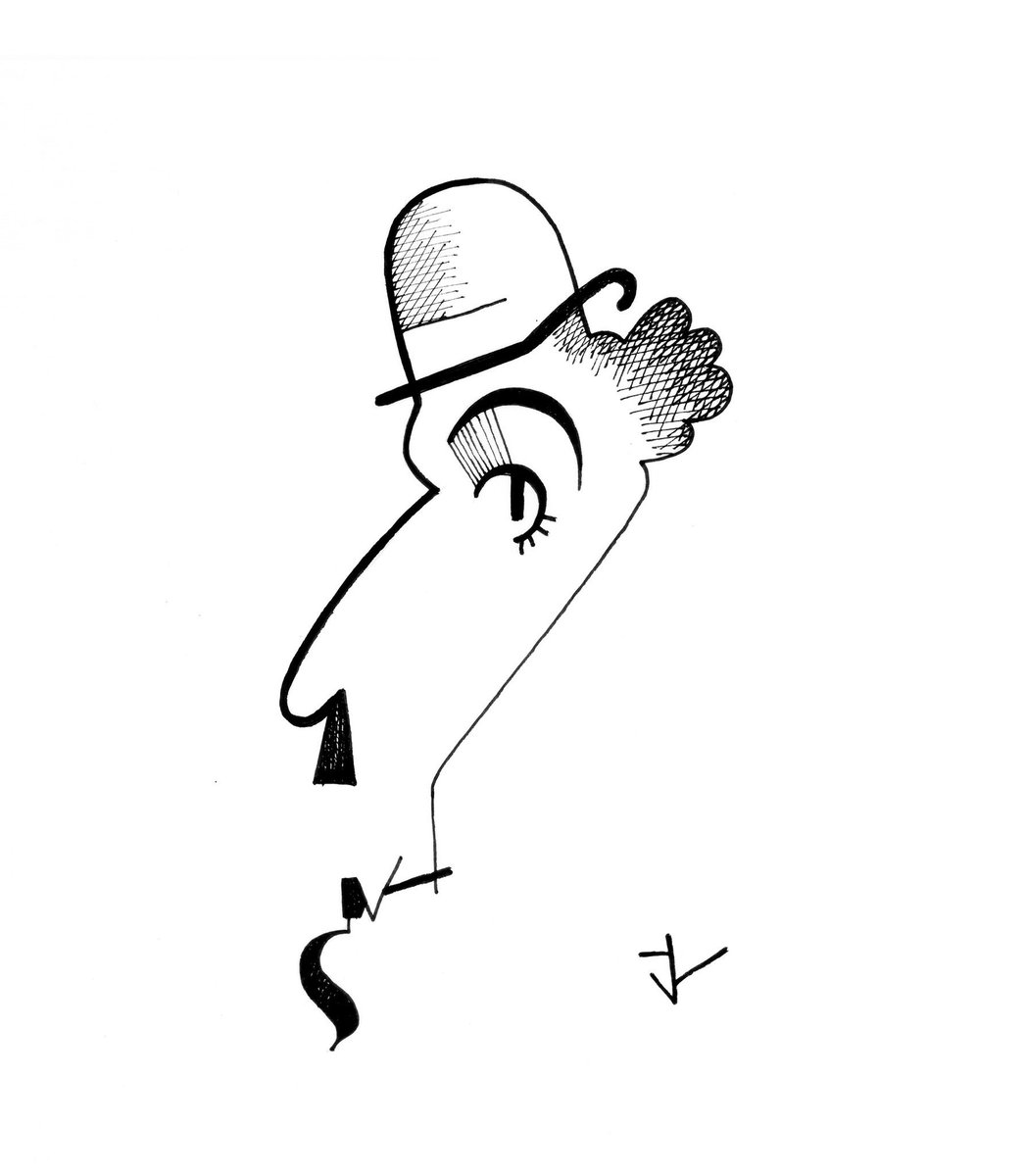 j_aldeguer1's tweet image. #BornOnThisDay #CharlesChaplin #chaplin #happybirthday #caricature #caricatura #ink #cine #cinema