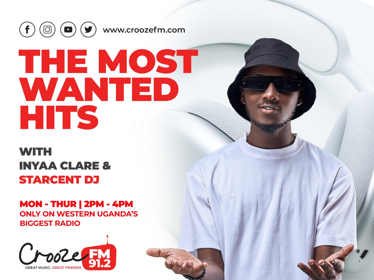 All your favourite Hits playing back to back on #TheMostWantedHits with The Crowd Hyper @starcentdj Let's go🔥🔥🔥