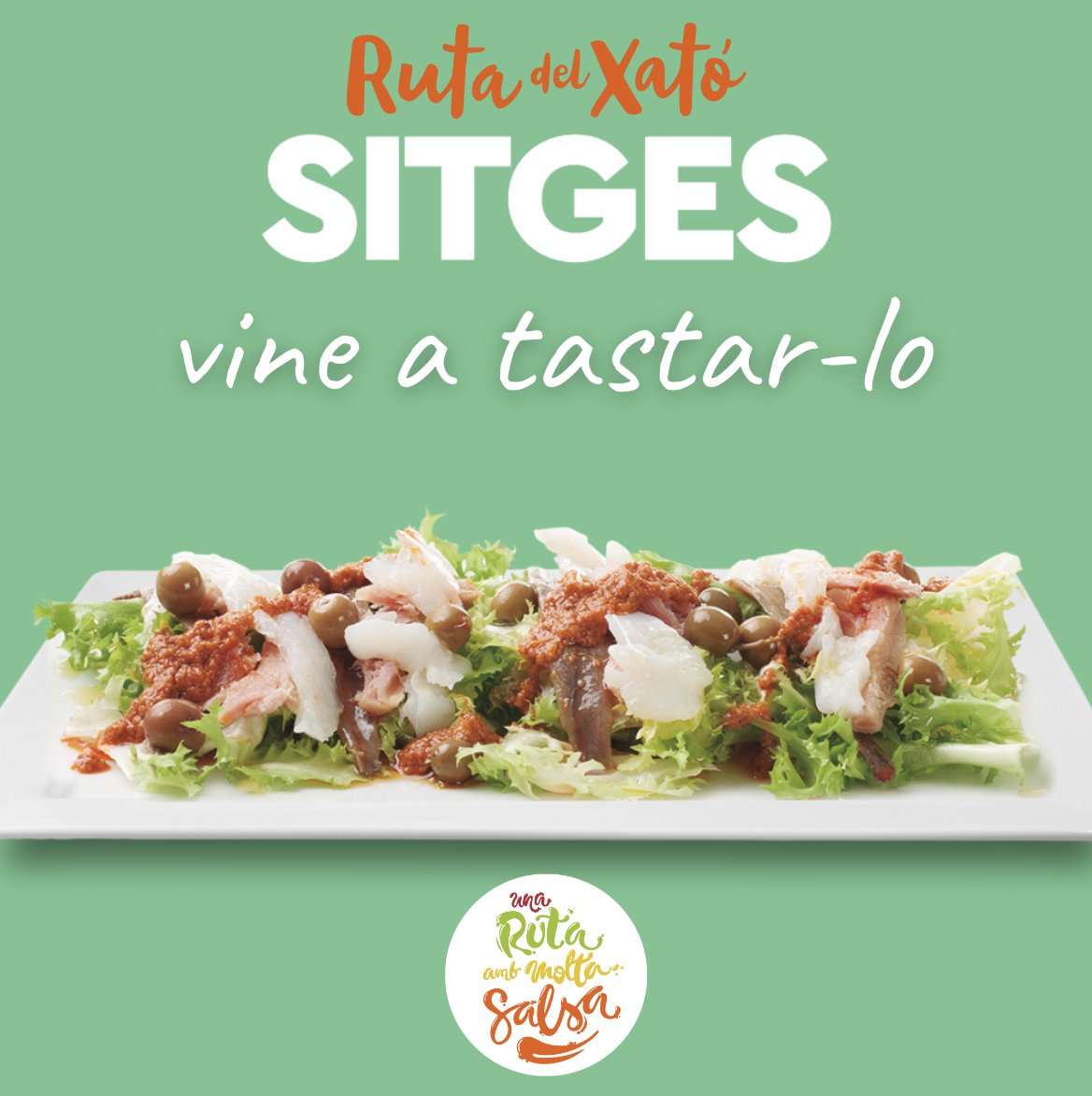 El xató 🥗 🍷 un plat lleuger i alhora, intens, refrescant i molt saborós. Vine a tastar un dels millors xatons de Sitges, a un dels restaurants acreditats per la Ruta del Xató. Bon profit. 🍴rutadelxato.com/poblacio/sitges