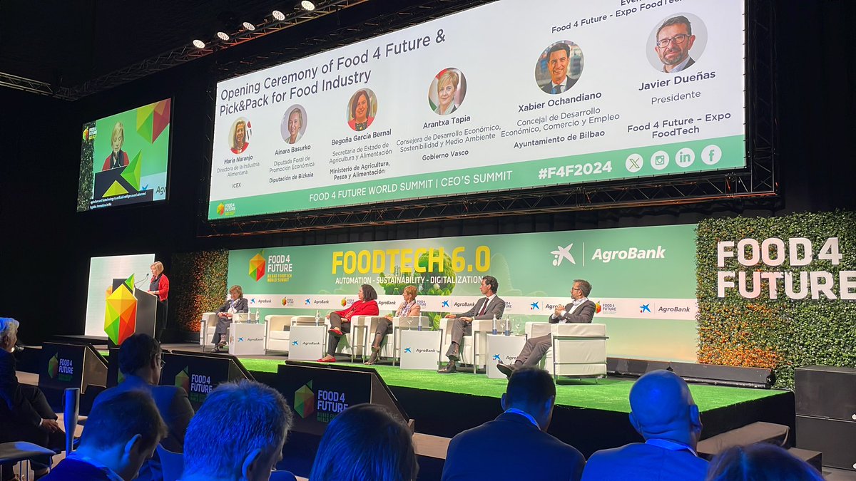 MarioGoffard's tweet photo. Comienza #F4F2024, Future World Summit en @BEC_Bilbao. Tres dias de intensa actividad en torno a la innovación alimentaria. https://t.co/3zNZfhyQOs