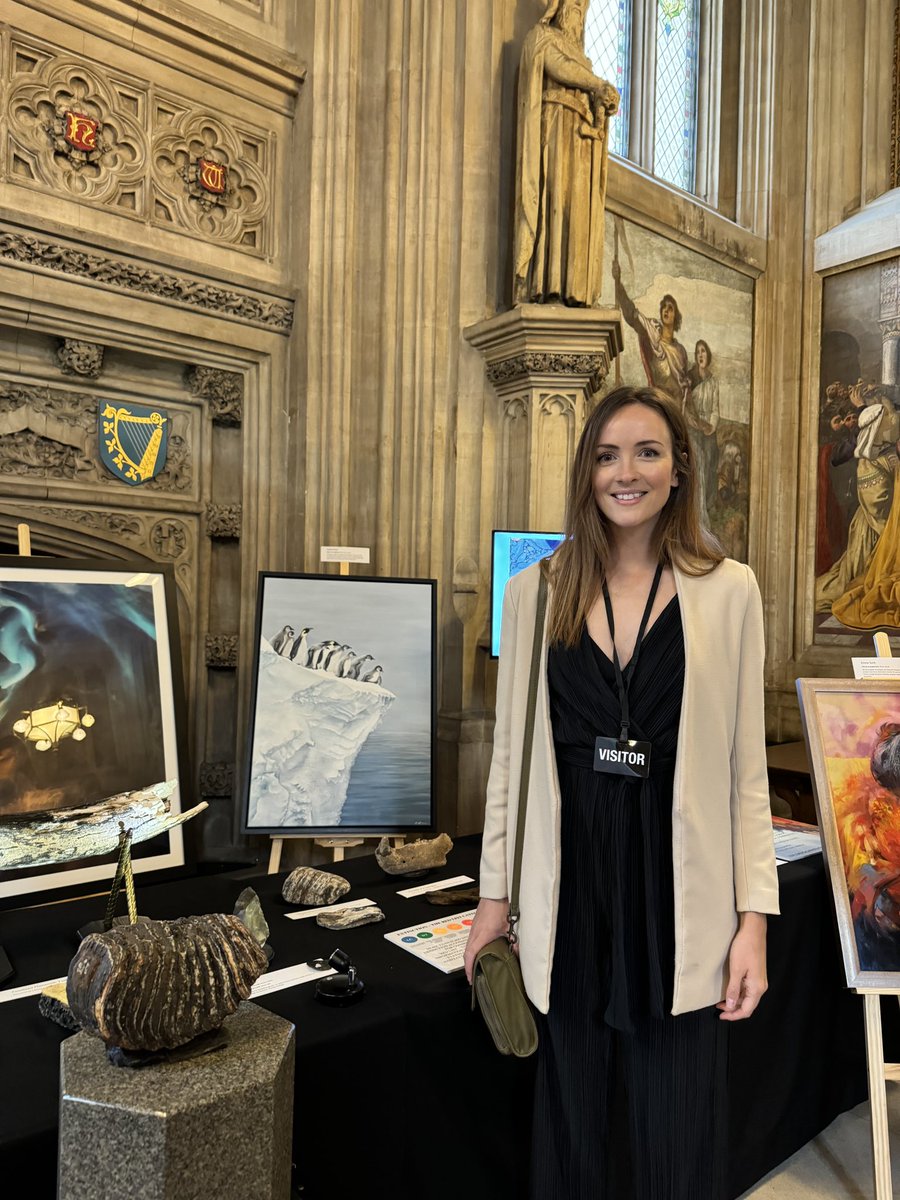 Had a lovely morning at the Houses of Parliament in London yesterday for the opening of the ‘On the Brink’ collection (featuring one of my pieces) hosted by @realafrica !