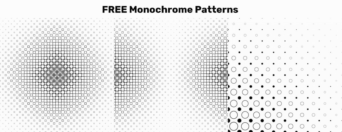 FREE Monochrome Patterns  freepik.com/collection/fre… #freebie #FreeAsset #FreeDesign #FreeDesigns #FreeGraphic #FreeGraphicDesign #FreeAssets #FreeVectorGraphics