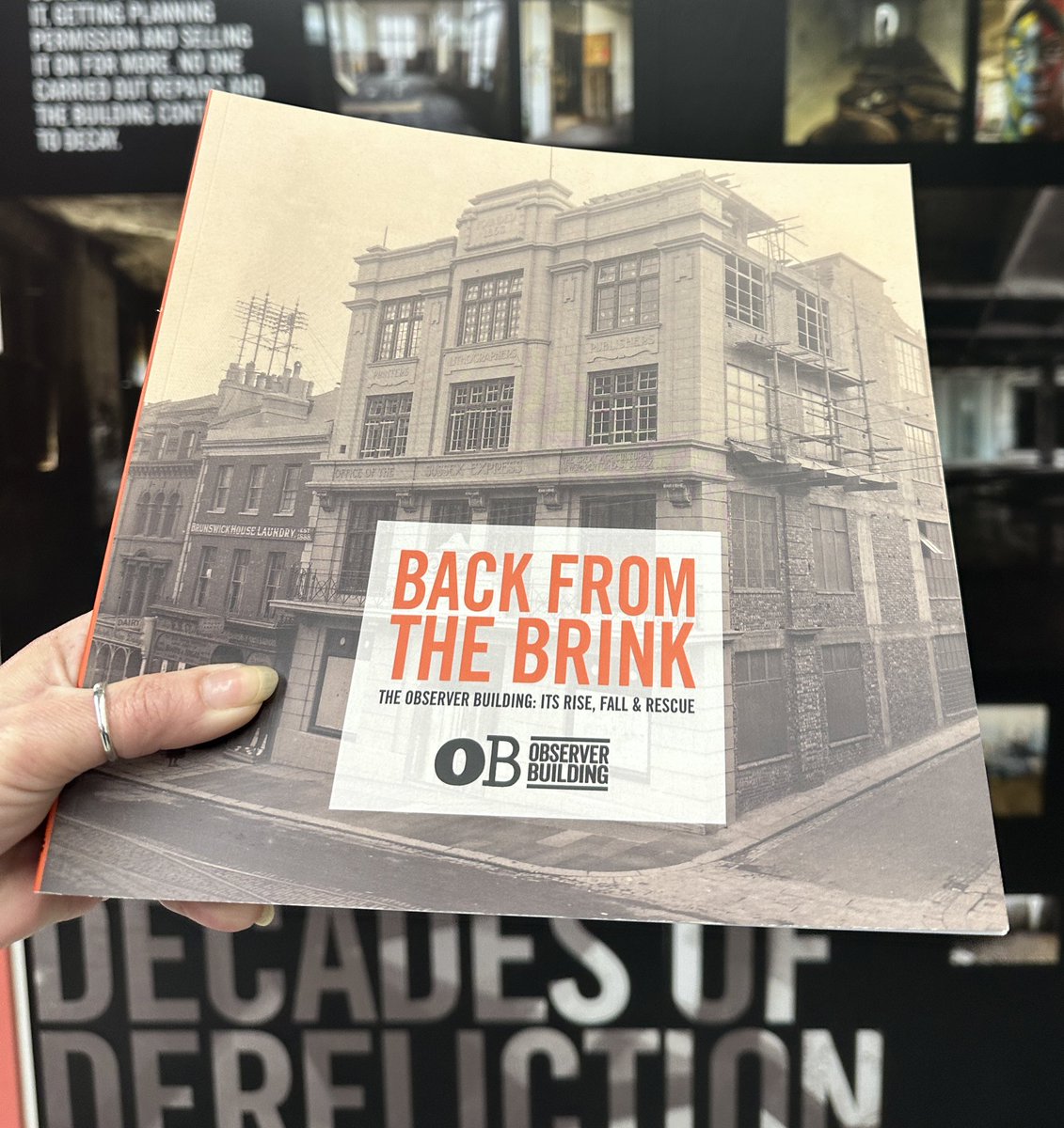 Available mail order or collection A new book, published by Hastings Commons and chronicling the rise, fall and rescue of the historic Observer Building, in honour of its 100th birthday, was launched on 20th March. theobserverbuilding.org.uk/shop/ #hastings #hastingseastsussex