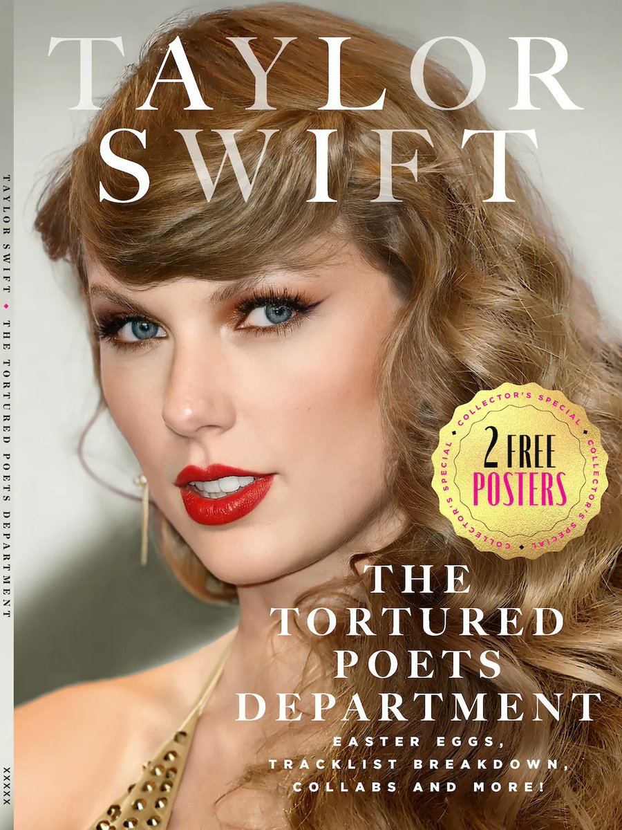 Celebrate the release of #THETORTUEDPOETSDEPARTMENT this Friday with a special collector's edition magazine devoted to #TaylorSwift 💕 Order worldwide 🌎: tinyurl.com/4snfckp3