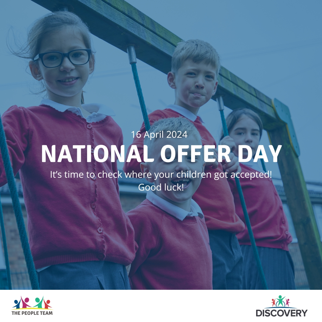 Good luck to all parents and children on finding out your placement for September 2024! 📚✨ #nationalofferday