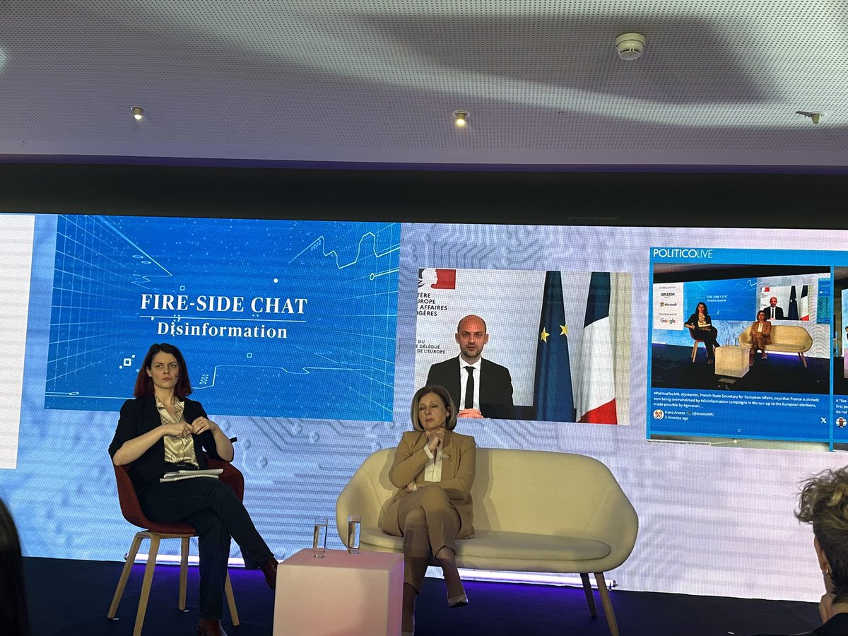 eleonoravard's tweet photo. During #POLITICOTechAI Summit @VeraJourova, V. President for values & transparency at @EU_Commission says: ´We need to be not naïve & realise that we are in a misinformation war’. https://t.co/kuMRyisE6O
