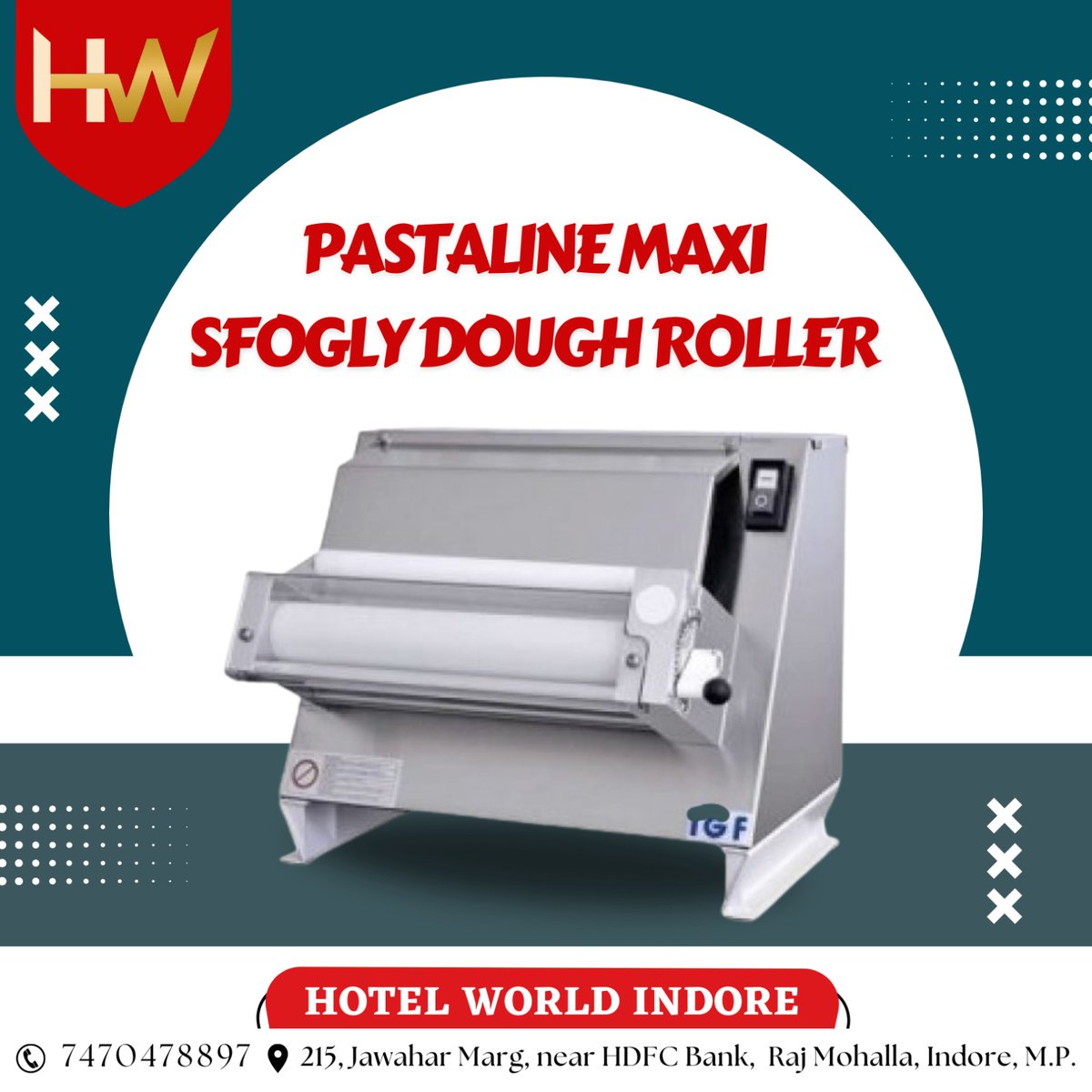 Transform your kitchen into a pasta paradise with the Pastaline Maxi Sfogly Dough Roller from Hotel World. Roll out perfection with ease and precision.
.
.
.
#HotelWorld #PastalineMaxi #DoughRoller #PastaParadise #KitchenEssentials #PastaMaking #HomemadePasta #KitchenInnovation